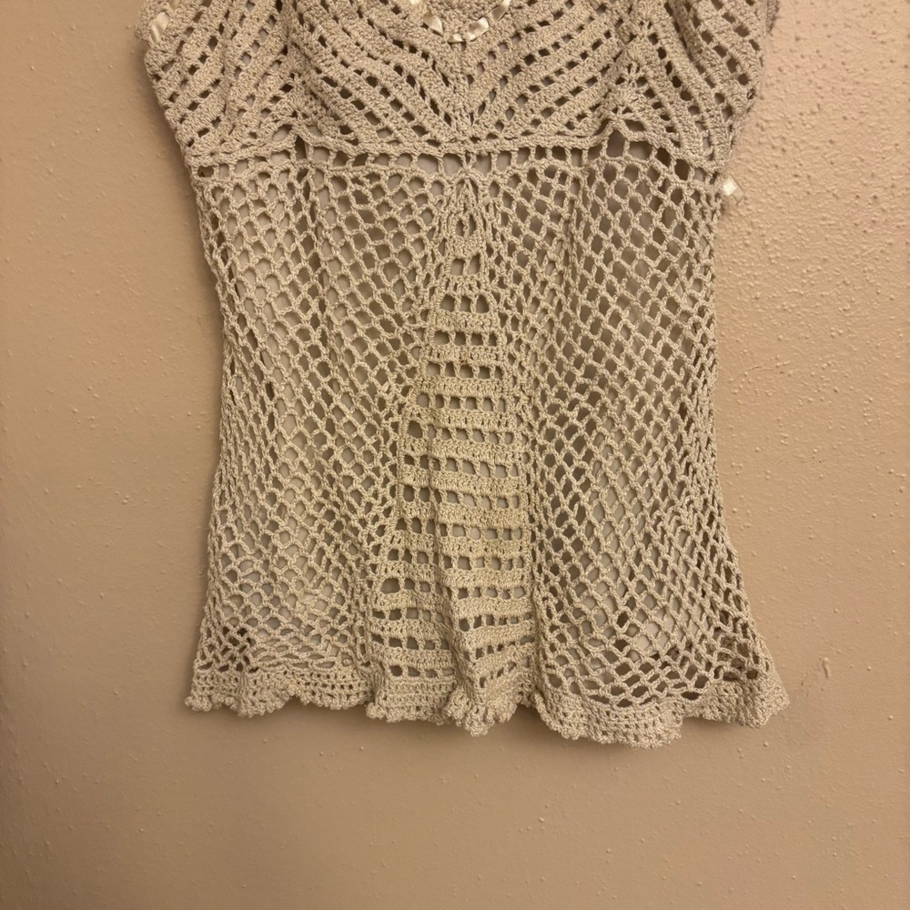 Faded Glory Crochet Cami - Picture 3 of 11